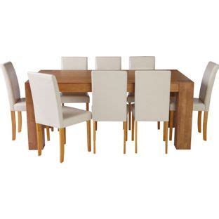 Bring a modern look to your outdoor space with a sleek silhouette crafted of lightweight aluminum. Living Marlow Dining Table and 8 Midback Cream Chairs from ...
