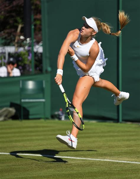 She began playing tennis at the age of 7 while she was on a family holiday in portugal. Katie Swan - Wimbledon Tennis Championships in London 07 ...