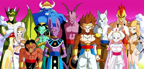 The gods of destruction are deities who destroy planets or threats that put in risk the development of their respective universes, they are completely opposite to the gods of creation, supreme kais. Anime Dragon Ball Super Beerus Fond d'écran
