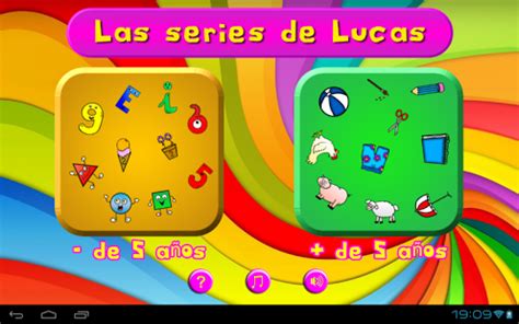 Juegos educativos 4 a 7 años. "Las Series de Lucas" es un juego educativo de series ...