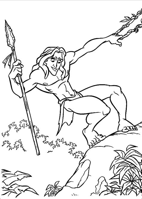 Раскраска «Тарзан»