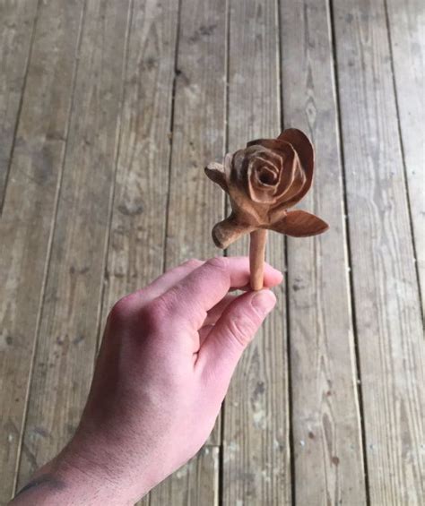 Handmade birthday mothers day gifts idea for her/him, wife, girlfriend : Rose Perfect Wood Gift for Her Handmade by JoshCarteArt on ...