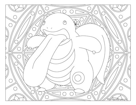 New coloring pages added all the time to. #108 Lickitung Pokemon Coloring Page · Windingpathsart.com