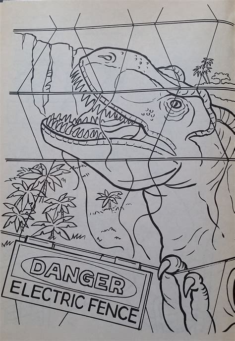 In the film jurassic world, it is the latest attraction. Vintage Dinosaur Art: Jurassic Park - A Coloring Book ...