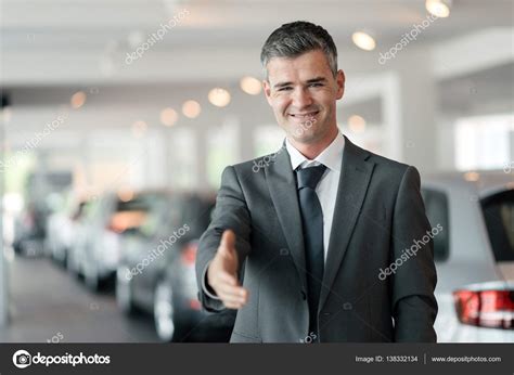 2025 west riverview auto dr, mesa, az 85201. Car dealer giving a handshake — Stock Photo © stockasso ...