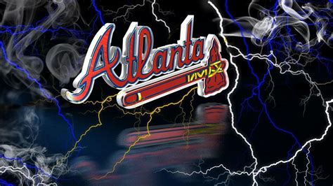 Elle is brave and beautiful and when i asked her to share a photo of her breast today, she sent me this image…. Braves Atlanta With Smoke And Lightning Background HD ...