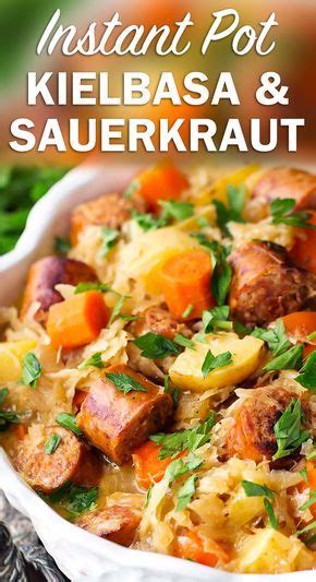 Put the lid on and made sure the valve was set to seal. Instant Pot Kielbasa and Sauerkraut is a one pot meal with amazing flavor. Easy to make! s ...