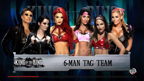 Spo a team of two wrestlers who compete one at a time against either member of another such team • etymology: WWE 2K16 - 6 Girl Tag Team Match: Paige, Eve Marie, Tamina ...