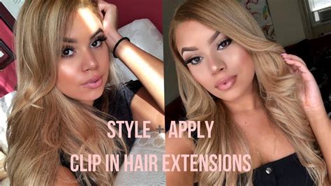 Not once did she mention how thick the extensions are from top to bottom, how sticky. HOW TO STYLE + APPLY CLIP IN HAIR EXTENSIONS | BELLAMI ...