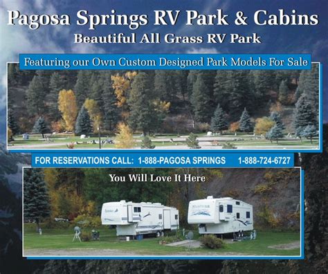 Maybe you would like to learn more about one of these? Pagosa Springs RV Park & Cabins ... | Travel Colorado ...