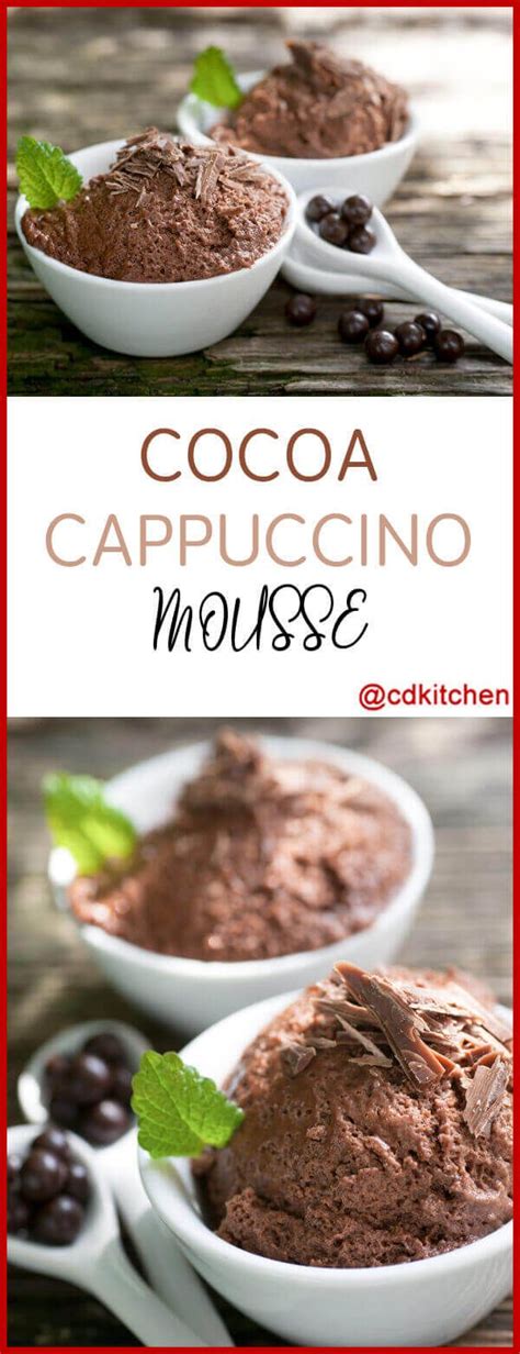 Answered on 16th september 2013. Cocoa Cappuccino Mousse - Made with powdered instant ...