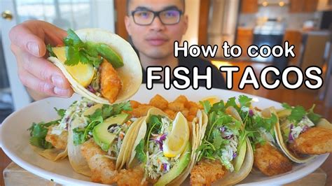 In this tutorial, chef troy teaches us how to make classic fish tacos. How to cook CRISPY FISH TACOS - YouTube