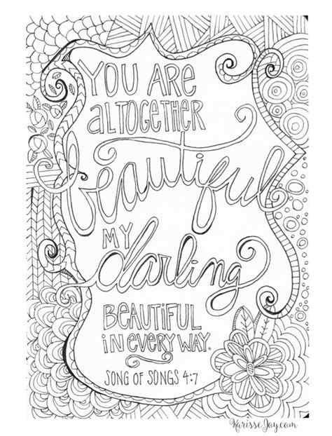 Once into the coloring it becomes real. Free Christian Coloring Pages for Adults - Roundup ...