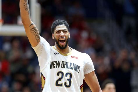 He plays the power forward and center positions. After four losses in a row, Anthony Davis seems antsy ...