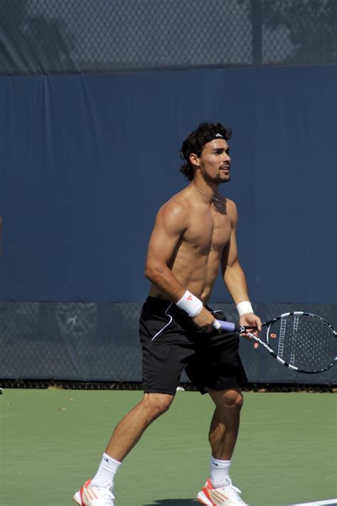 21/04 fognini disqualified in barcelona for abusing official. Picture of Fabio Fognini