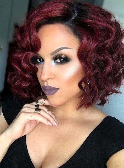 33 Latest Hairstyle ideas African American | Burgundy ...
