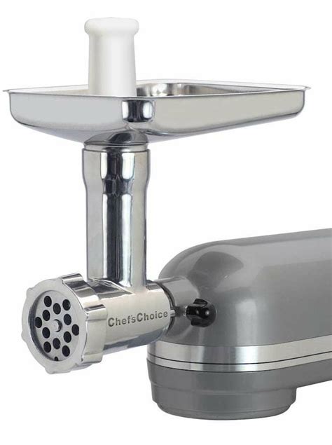 For even more versatility, use the power hub to turn your stand mixer into a culinary center with over 10 optional hub powered attachments, from food grinders to pasta makers and more. Chef's Choice Chefschoice M797 Premium Stainless Steel ...