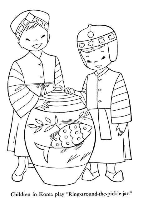 Download iColor "Little Kids Around The World" ~ Korea | Korean crafts