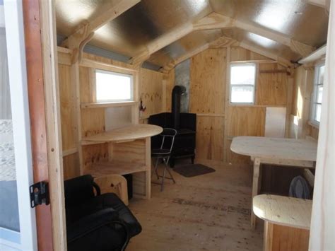 Lake simcoe's oldest ice fishing operation! Kijiji: NEW 8'x12' ice huts with optional interiors | Ice ...