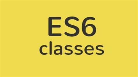 The javascript for/of statement loops through the values of an iterable objects. Let's Learn ES6: Classes - BoTree Technologies