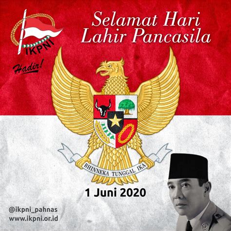 04 tahun 2020 tanggal 18 mei 2020 tentang peringatan hari lahir pancasila tahun 2020 yang berisikan pedoman logo, tema. Selamat Hari Lahir Pancasila - 1 Juni 2020 - IKPNI