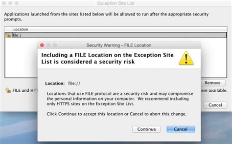 Why am i getting the java application blocked, application blocked by java security warning? Humair's Blogs » Blog Archive » Mac OS X: Java ...