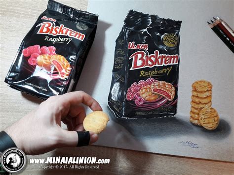 Download 80 biscuit free 3d models, available in max, obj, fbx, 3ds, c4d file formats, ready for vr / ar, animation, games and other 3d projects. Drawing Biskrem Biscuits - Realistic 3D Art | Mihai Alin Ion