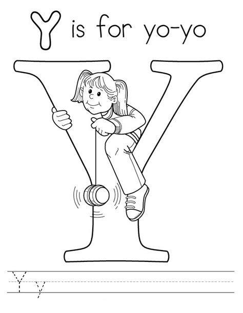 Free printable coloring pages for kids, coloring pages for adults, animals coloring pages, sport car coloring pages, cartoon coloring pages. Letter Y coloring pages to download and print for free
