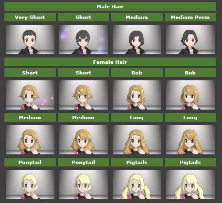 Included are the item's effects and where to find it. Pokemon X Hairstyles Ponytail