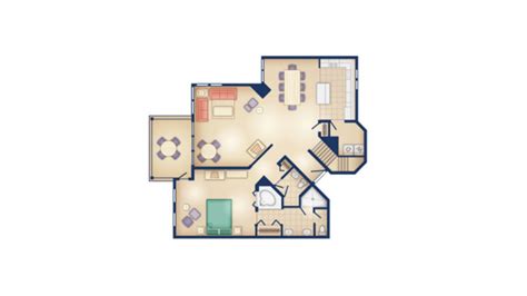 Disney old key west 2 bedroom villa floor plan. dvc-floorplan-okw-three-bedroom-first-floor.jpg | The DIS ...