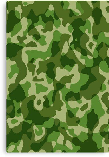 You will not receive any physical products. "Green Camouflage Army Military Pattern" Canvas Print by ...