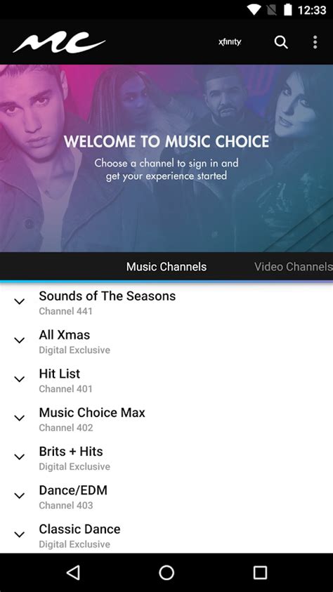 Music choice is the most popular tv network for on demand music videos and expertly curated music channels. Music Choice - Android Apps on Google Play