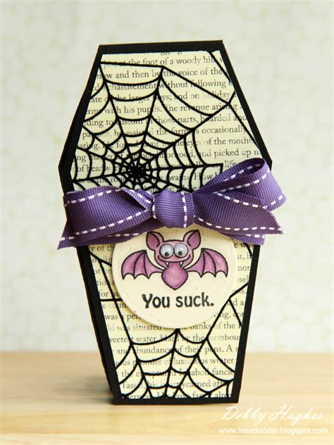 It is very interesting to create the halloween card for your halloween party!! lime doodle: There She Goes Trendsetter!