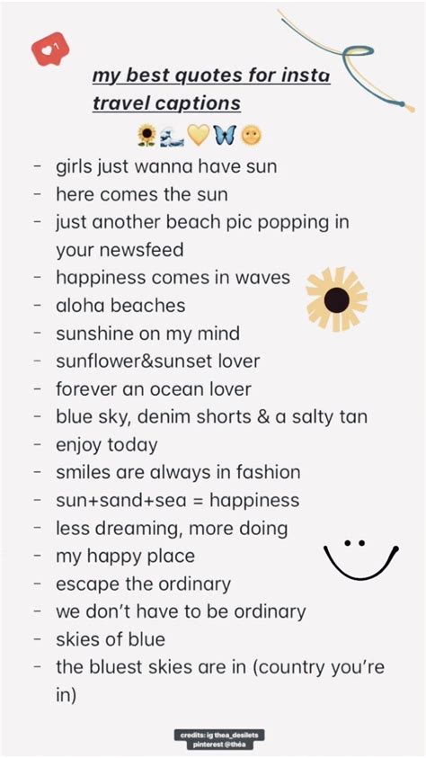 beach travel in 2020 | Instagram captions for selfies ...