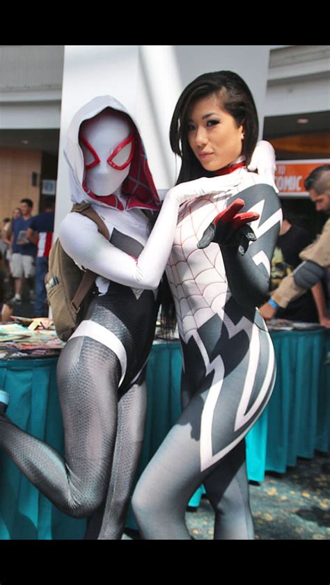 5 out of 5 stars. Spidergwen and Silk | Cosplay woman, Spiderman cosplay ...