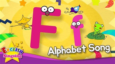 This kids series will help . Alphabet Song - Alphabet 'F' Song - English song for Kids in 2020 ...