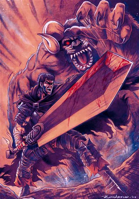 It's been established by now that miura's meticulously layered and detailed art is what sets him apart, but his influence for this comes from a place which, at first, seems. KU AZ NADA: Kentaro Miura - BERSERK ART