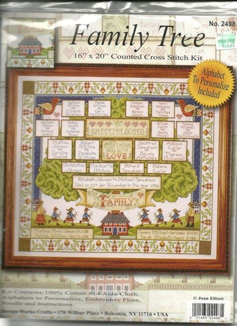 Check spelling or type a new query. Design Works Crafts: Family Tree Cross Stitch Kit | Cross ...
