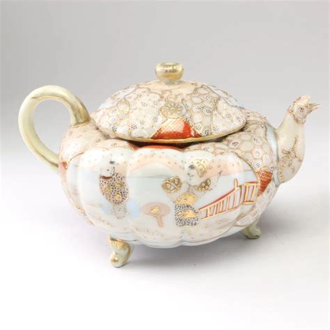 Kutani ware date back to the early edo period, that being around 1655. Japanese Kutani Style Eggshell Porcelain Teapot | Tea pots ...