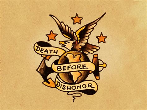 Find the best sailor jerry quotes, sayings and quotations on picturequotes.com. Death Before Dishonor Quotes. QuotesGram