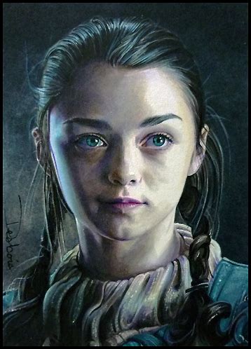 Character in a song of ice and fire. Arya Stark of Winterfell by DavidDeb on DeviantArt