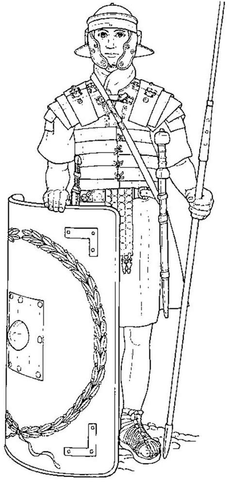 A roman citizen under the tree shade. Coloring Page Rome - Coloring Home