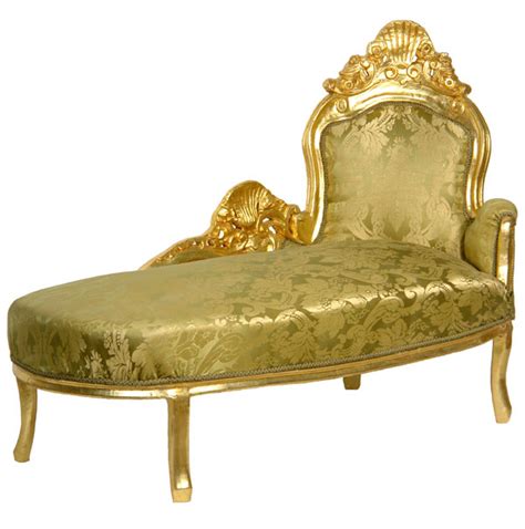 Sofás en málaga de calidad. BAROCK SOFA CHAISELONGUE Grün Psycho Liege Ottomane Top ...