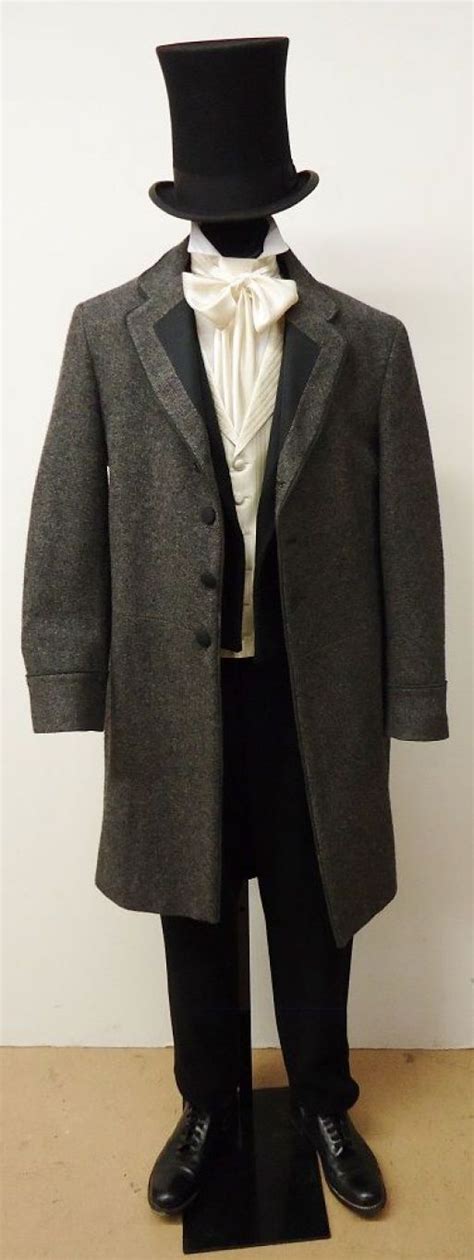 I specialize in civilian garments or clothing only! 1860's - 1870's Formal - Tail Suit w/ Overcoat #men'shat # ...