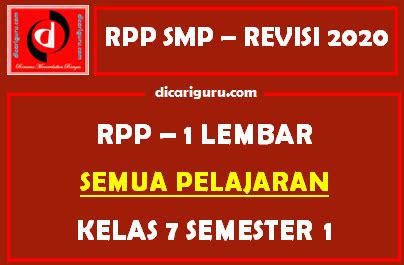 Database được chia thành một. Download RPP 1 Lembar SMP Kelas 7 Semester 1 Semua ...