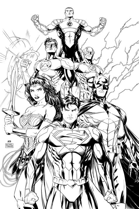 How many comic books has the justice league been in? Justice League Coloring Pages - GetColoringPages.com