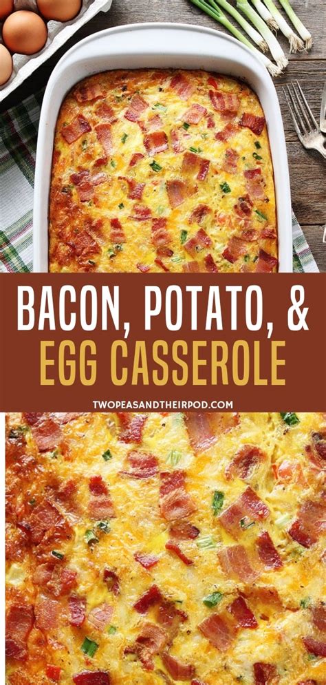 Spread potatoes evenly in the pan. Bacon, Potato, and Egg Casserole