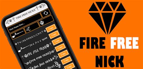 You can copy the free fire usernames on your mobile screen by clicking on copy button. Nickname Generator Fire Free: Name Creator (Nicks) - Apps ...