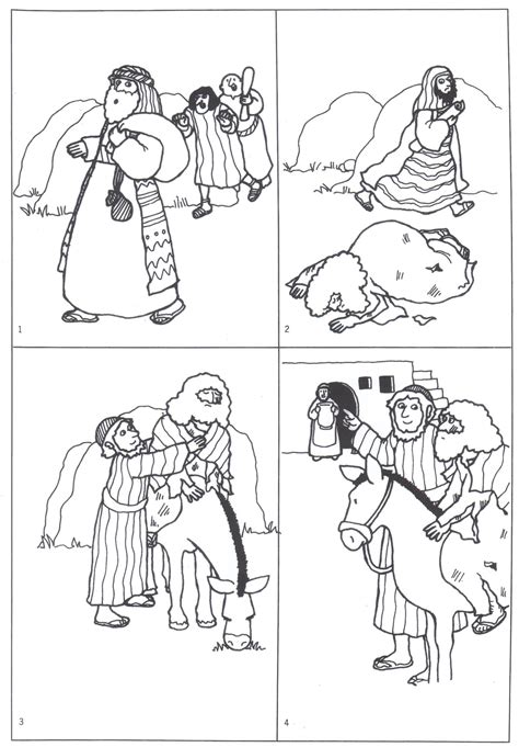 You might also be interested in coloring pages from jesus' parables category. The Good Samaritan | Bible crafts, Childrens church ...