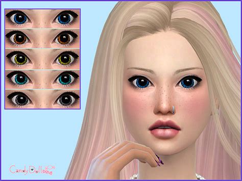 Seductive woman like sweet doll with candy. Candy Doll Sweet Doll Eyes - The Sims 4 Catalog